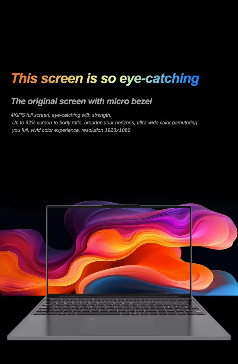 15.6“ Gaming Laptop Computer Wins 11 Intel Core i9 8950HK i3 6100 16GB RAM 1TB SSD Fingerprint Unlock Notebook Laptop Backlight