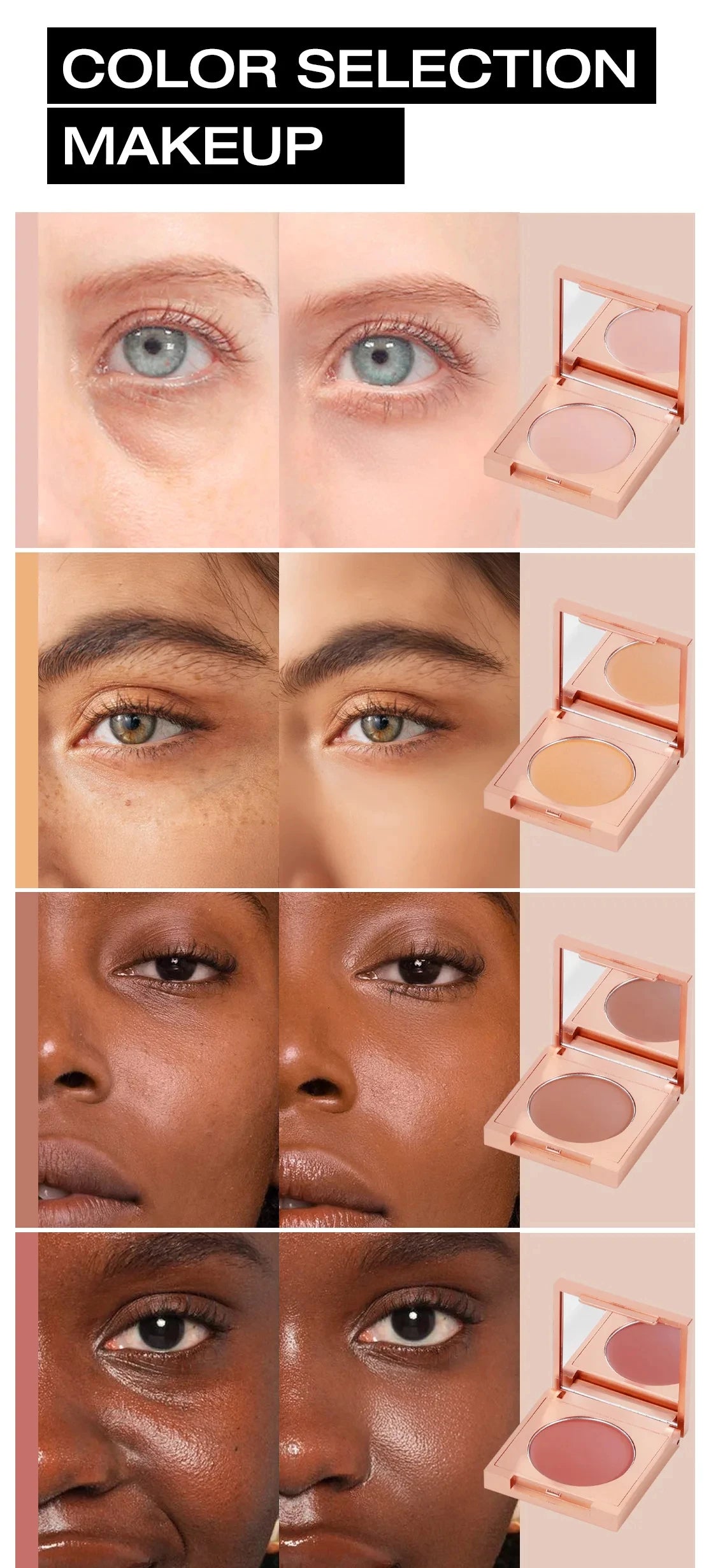 New Maycheer Eye Soft Matte Concealer Full Coverage Long Wear Waterproof Formula for Dark Circle Freckles&Blemishes Matte Finish