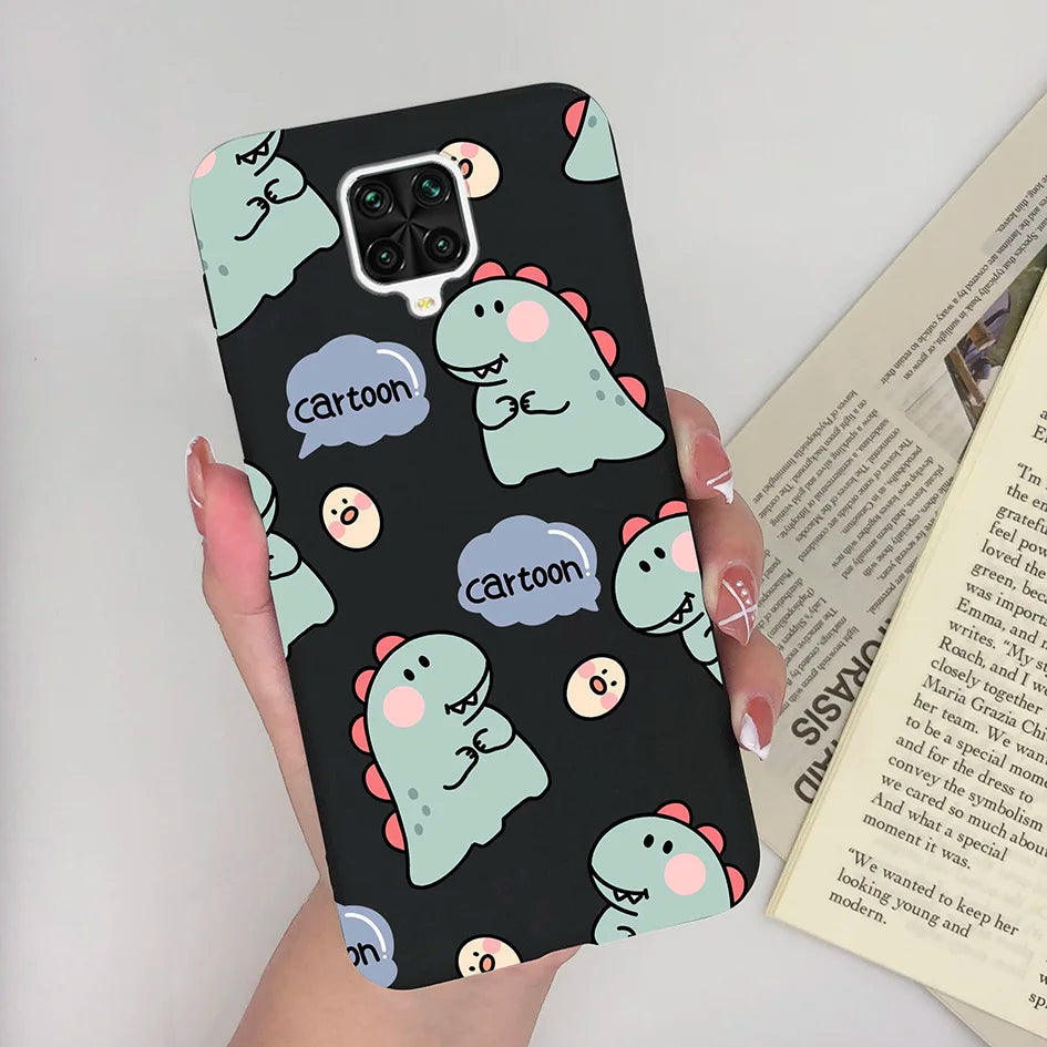 For Xiaomi Redmi Note 9 Pro Max Phone Case Matte Cute Girl Avocado Soft Silicone Cover For Xiaomi Redmi Note 9 Pro Max 9S Bumper