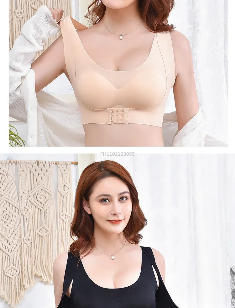 Posture Correction Bras Underwear Women Prevent Hunchback Bra Push Up Brassiere Shockproof Sports Fitness Vest Lingerie Tank