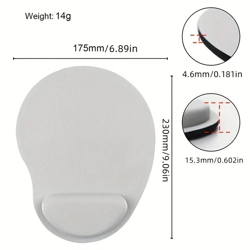 1 mouse pad for office laptop to make mouse smoother and more friendly countertop pad for office computer use