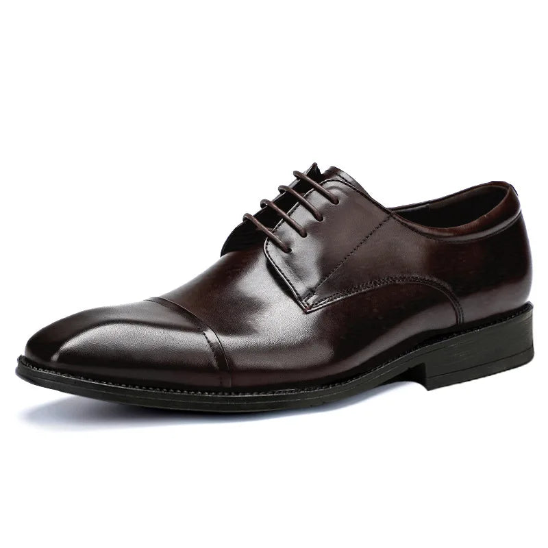Luxury Designer Italian Style Autumn Polished Elegant Social Shoes Men Business Formal Casual Flat Shoes Men Party Wedding Shoe
