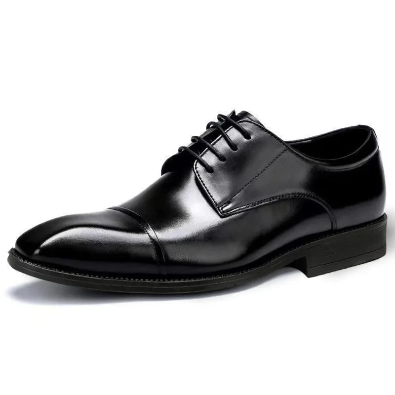 Luxury Designer Italian Style Autumn Polished Elegant Social Shoes Men Business Formal Casual Flat Shoes Men Party Wedding Shoe
