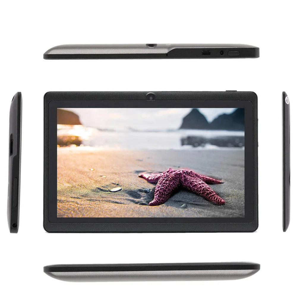 BDF-Q8 New 7 Inch Tablets Android 13, 4GB RAM 64GB ROM, 1TB Expand, WiFi, 4000mAh Battery,Dual Camera, Google Learning Tablet PC