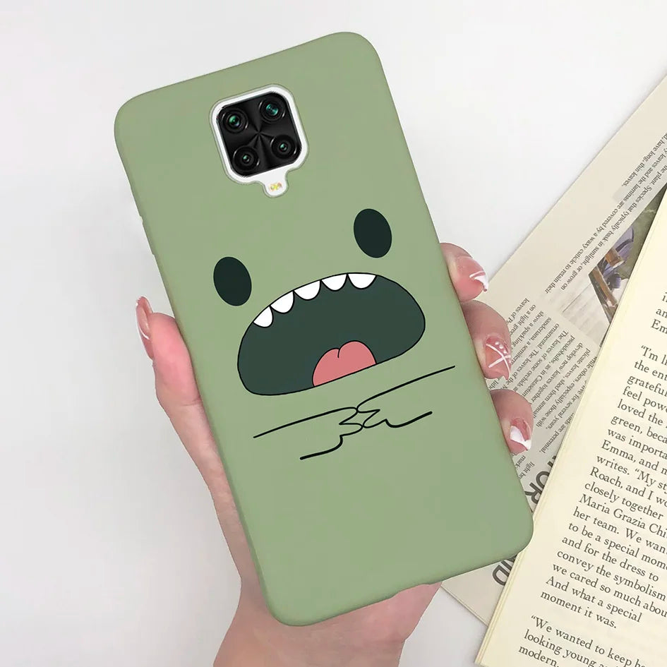 For Xiaomi Redmi Note 9 Pro Max Phone Case Matte Cute Girl Avocado Soft Silicone Cover For Xiaomi Redmi Note 9 Pro Max 9S Bumper