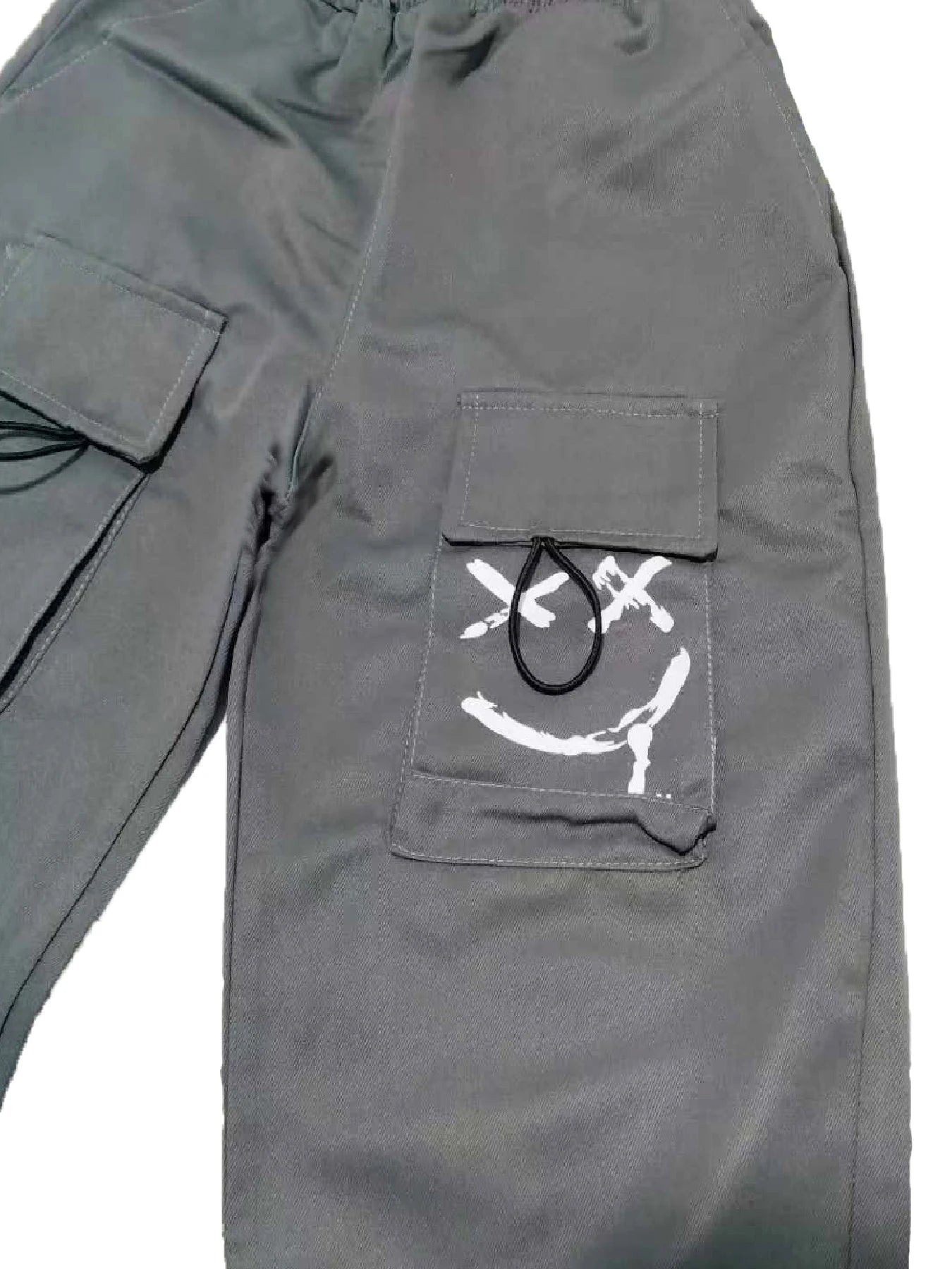 Boys' overalls, casual trousers, multi-pocket joint style, contrast color style, machine washable 7-14 years old, large size, sm