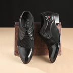 Mens Dress Shoes for Men Lace-Up Fashion Office High Quality Leather Comfy Business Man Formal Shoe Wedding Party Style Footwear