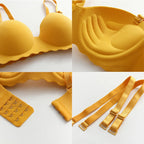 Sleek Supportive Design Children Girls Seamless Bras No Underwire Padded for Small Busts Comfort and Breathable for Active Wear