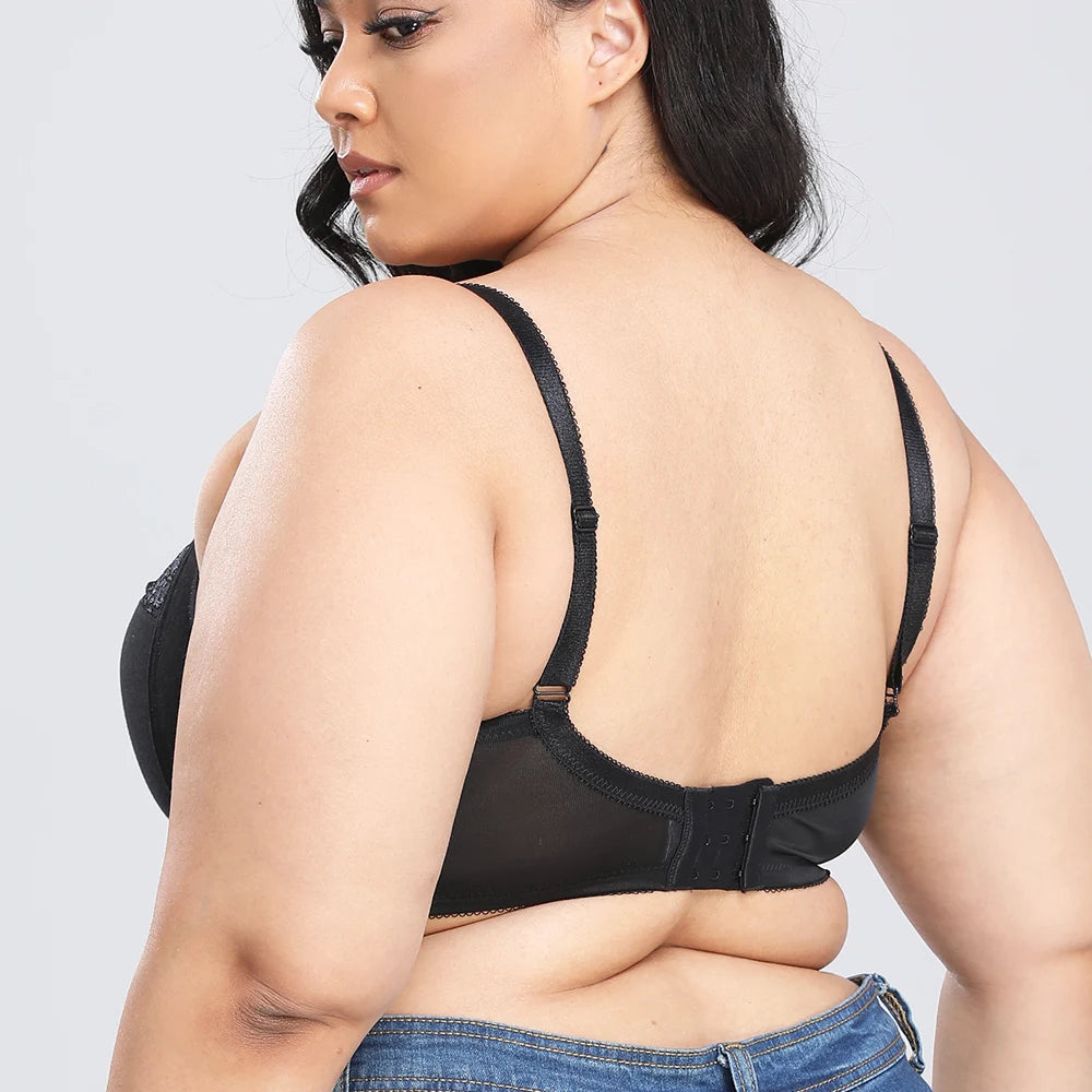 Sexy Bras For Women Lingerie BH Tops Support Bralette Wireless Plus Size Brassiere 40-48 G H Cup