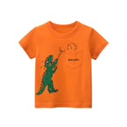 2-8T Toddler Kid Baby Boys Clothes Summer Cotton Top Infant Short Sleeve T Shirt Fashion Cute Tee Boys Tshrit Outfits