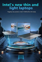 15.6" Ultra Slim Intel Core i7 6500U Laptop Computer Windows 11 16GB DDR4 1TB SSD Notebook PC Fingerprint Unlock Gaming Laptops