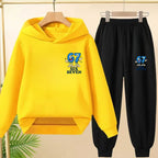 Kids Leisure Clothes Boy Girls Spring Hoodie 67 six seven Print Graphic Children Clothing 3 To 12 Age Comfortable Sportswear Set