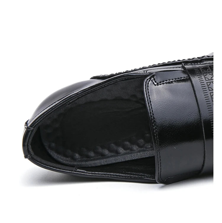 Luxury Dress Shoes Man Classic Leather Shoes Brand Men's Italian Shoes Pointed Toe Business Formal Shoes For Men Oxfords Loafers