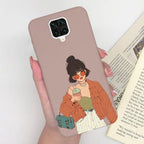 For Xiaomi Redmi Note 9 Pro Max Phone Case Matte Cute Girl Avocado Soft Silicone Cover For Xiaomi Redmi Note 9 Pro Max 9S Bumper