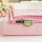 Washed Cotton Bed Flat Sheet for Double Bed Plain Solid Color Top Sheets Single/Queen/King Flat Bedsheets Home Bed Linen Sheets
