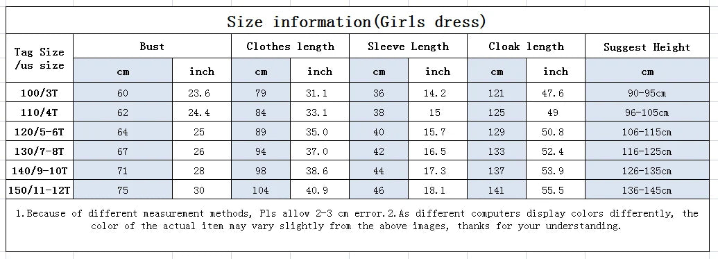 Elsa Dress Kids Girl Formal Princess Long Dress Summer Halloween Party Costumes Children's Frozen 2 Clothes for 3-12 Years Old