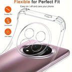 Thick Shockproof Silicone Phone Case For Honor 90 200 Smart 400 Lite Magic 5 6 7 Pro Magic5 Magic6 Magic7 Protection Clear Cover