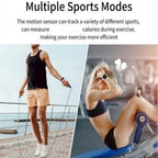 Bluetooth Smartwatch for Men and Women with Phone Connect and Music Control