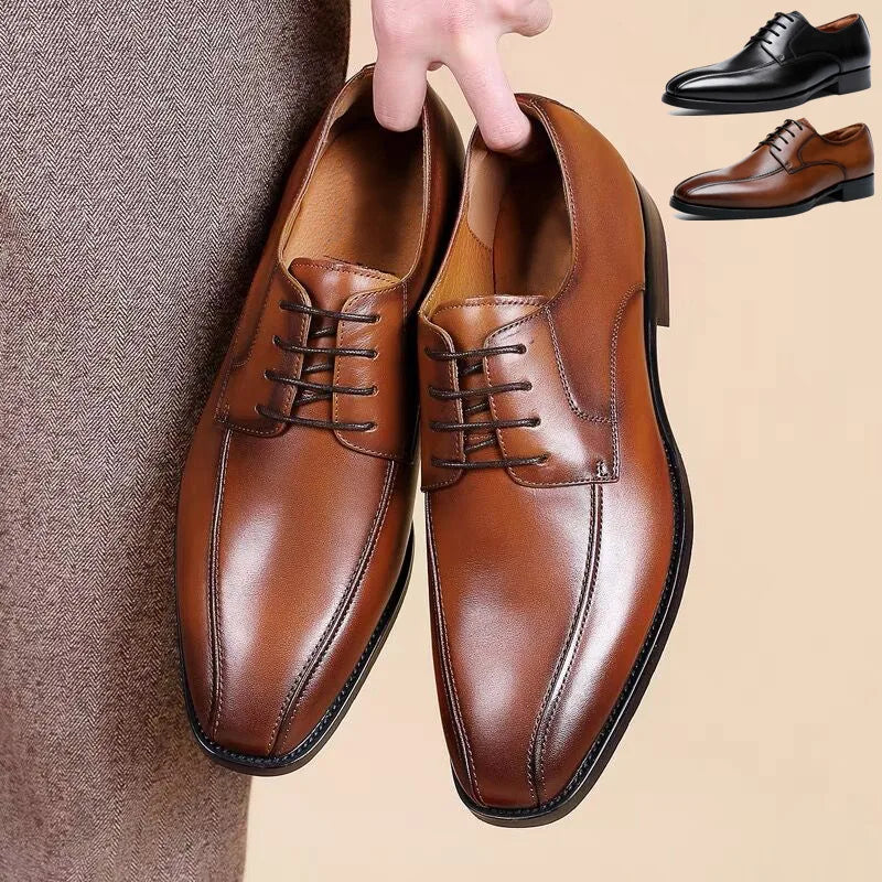 Luxury Designer Italian Style Autumn Polished Elegant Social Shoes Men Business Formal Casual Flat Shoes Men Party Wedding Shoe