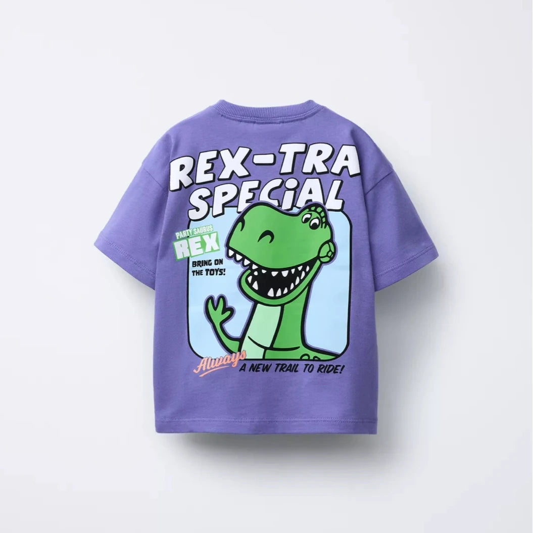 1-7 Age Disney Cartoon T-shirt 2026 Summer New Kids Clothing Short Sleeve Tops Tees Fashion Casual O-neck Pullover Tshirts