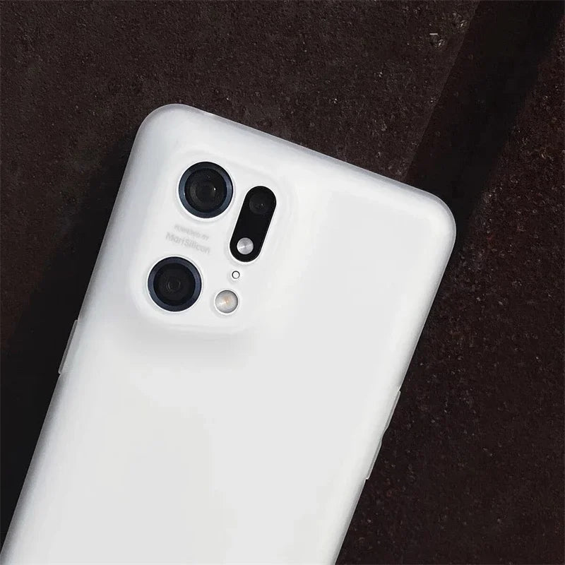 Matte Transparent Case For Oppo Find X5 Pro Ultra Thin Case For Find X5 Cover TPU Soft Silicone Simple Fashion Shell Bumper Capa