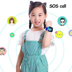 Kids Smart Phone Watch 2G SOS Call Back LBS Location With Math Game 12 Languages Voice Chat Children Waterproof Alarm Clock Toys