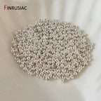 14k/18k real gold plated Round 2/2.5/3/4/5/6mm Spacer Beads For Jewelry making Beads Accessories Findings Wholesale