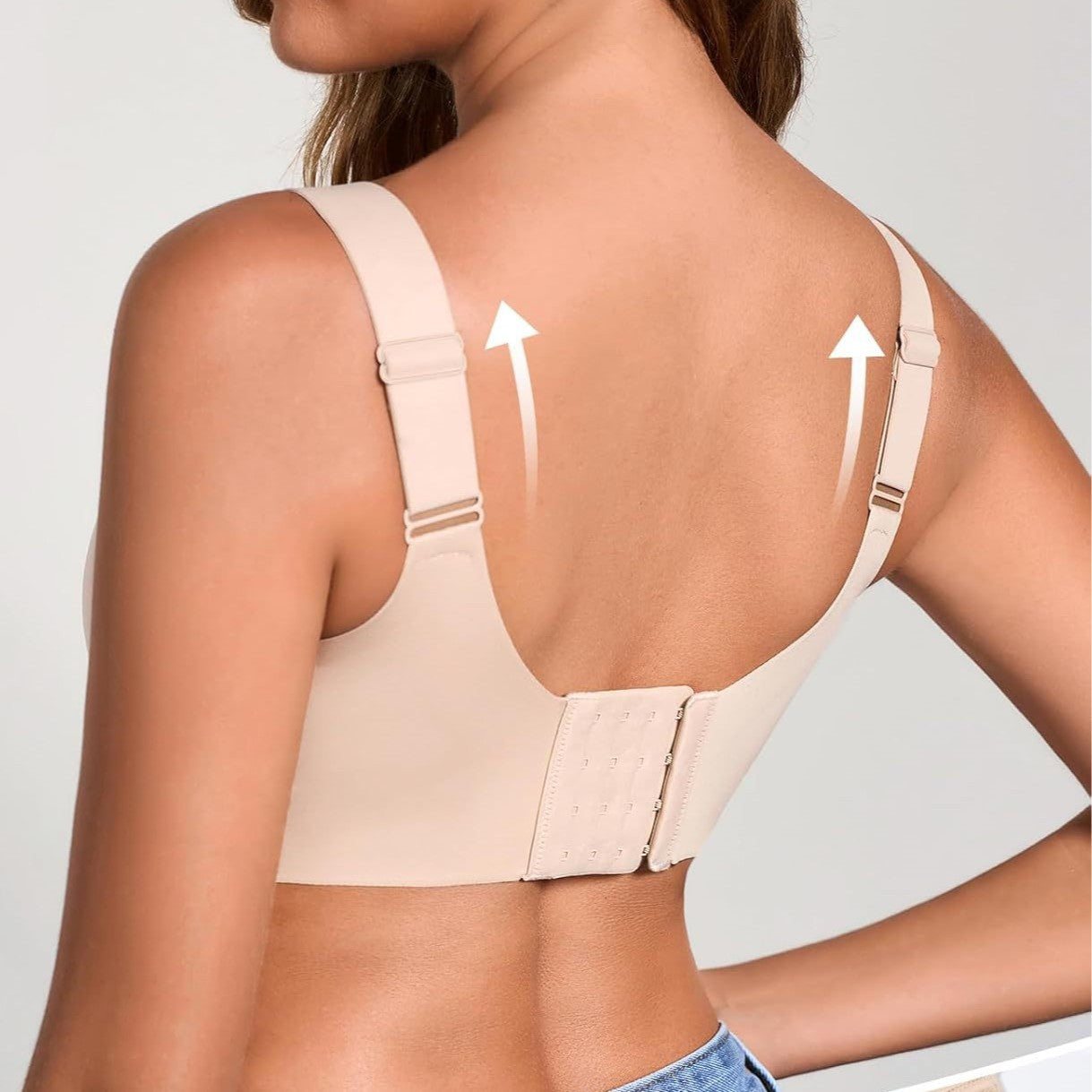 Womens Seamless, Comfortable, Push-up Bra With No Underwire